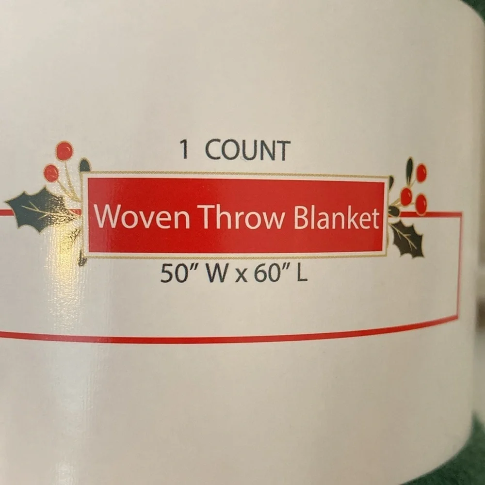 Target BP Christmas Woven Throw Blanket